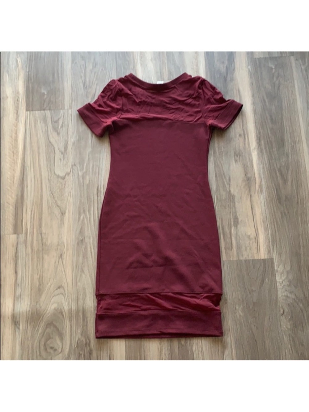 Bozzolo Burgundy Midi Dress Deep Wine NWT